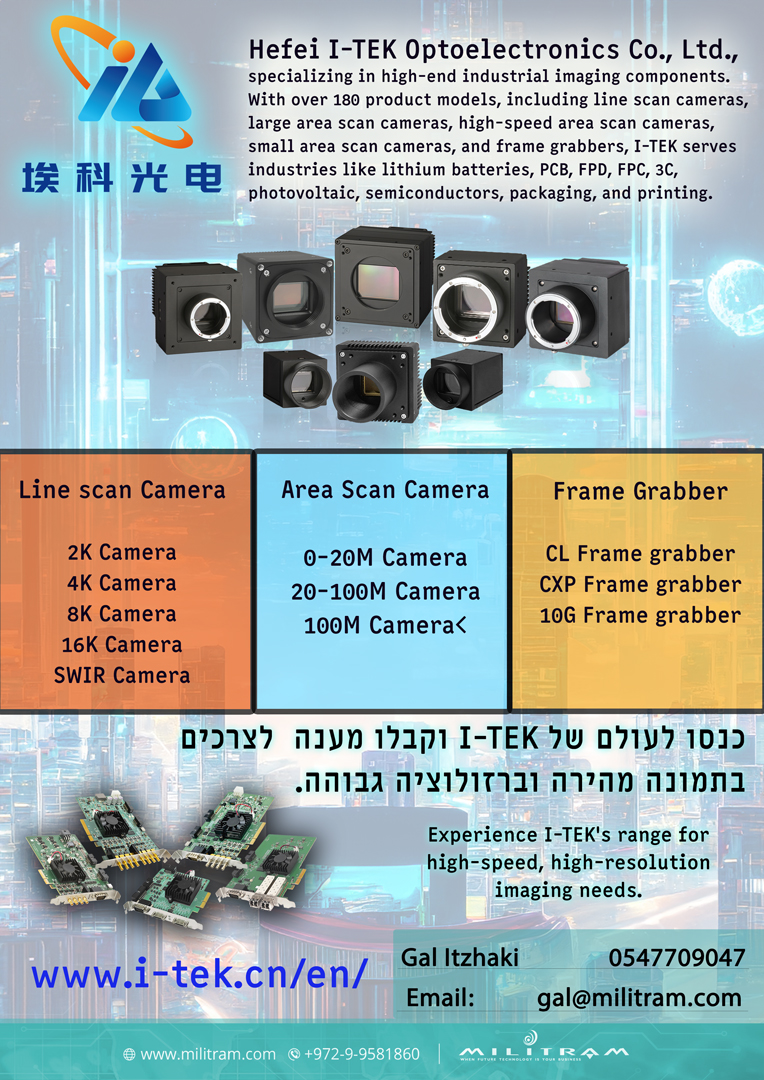 Next generation of industrial imaging with Hefei ITEK OptoElectronics