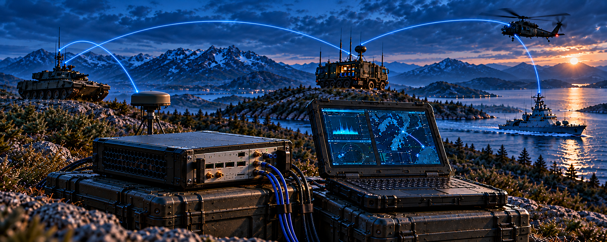 Fjord Tactical Network at Dusk
